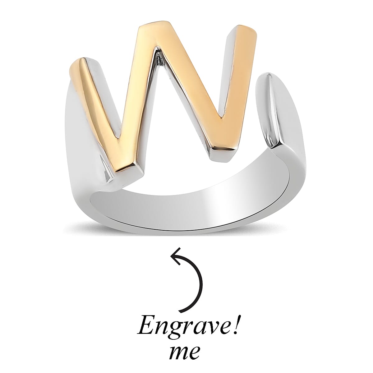 ION Plated 18K YG Fancy Ring Pure Yellow Brass 7785626 2