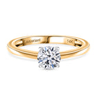 JCK Vegas Closeout Luxuriant Diamond - 14K Yellow Gold IGI Certified (VS2-F) Lab Grown Diamond Solitaire Ring 1.00 Ct._7786359
