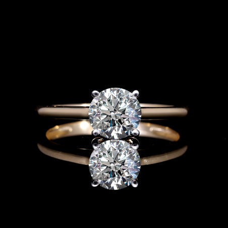 1.07 Ct (Sz- P) JCK Vegas Closeout Luxuriant Diamond - 14K Yellow Gold IGI Certified (VS2-F) Lab Gro V32389856 2