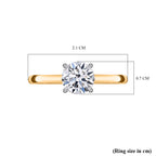 JCK Vegas Closeout Luxuriant Diamond - 14K Yellow Gold IGI Certified (VS2-F) Lab Grown Diamond Solitaire Ring 1.00 Ct._7786359_5