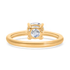 JCK Vegas Closeout Luxuriant Diamond - 14K Yellow Gold IGI Certified (VS2-F) Lab Grown Diamond Solitaire Ring 1.00 Ct._7786361_4