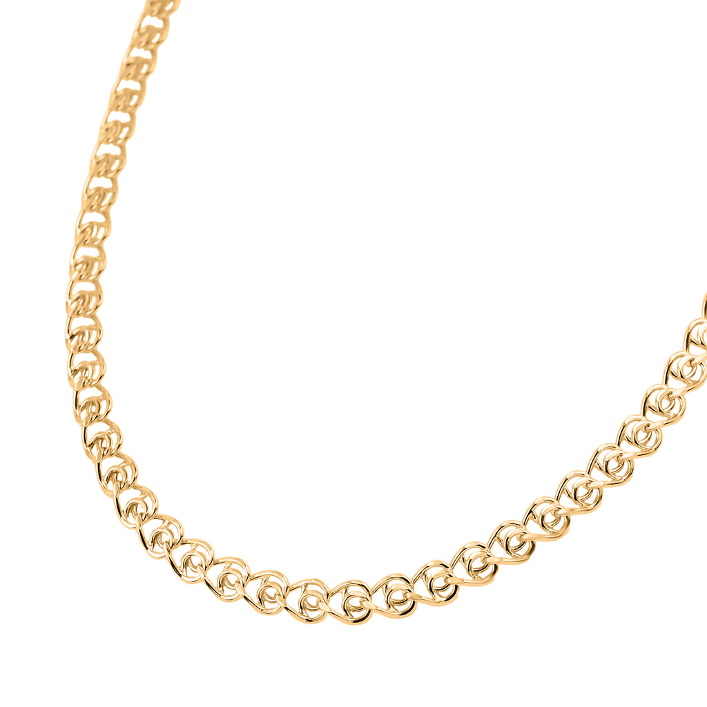 Maestro Collection - 9K Yellow Gold Infinity Necklace (Size 24) with Lobster Clasp. Gold Wt 4.90 Gms_7786465_2