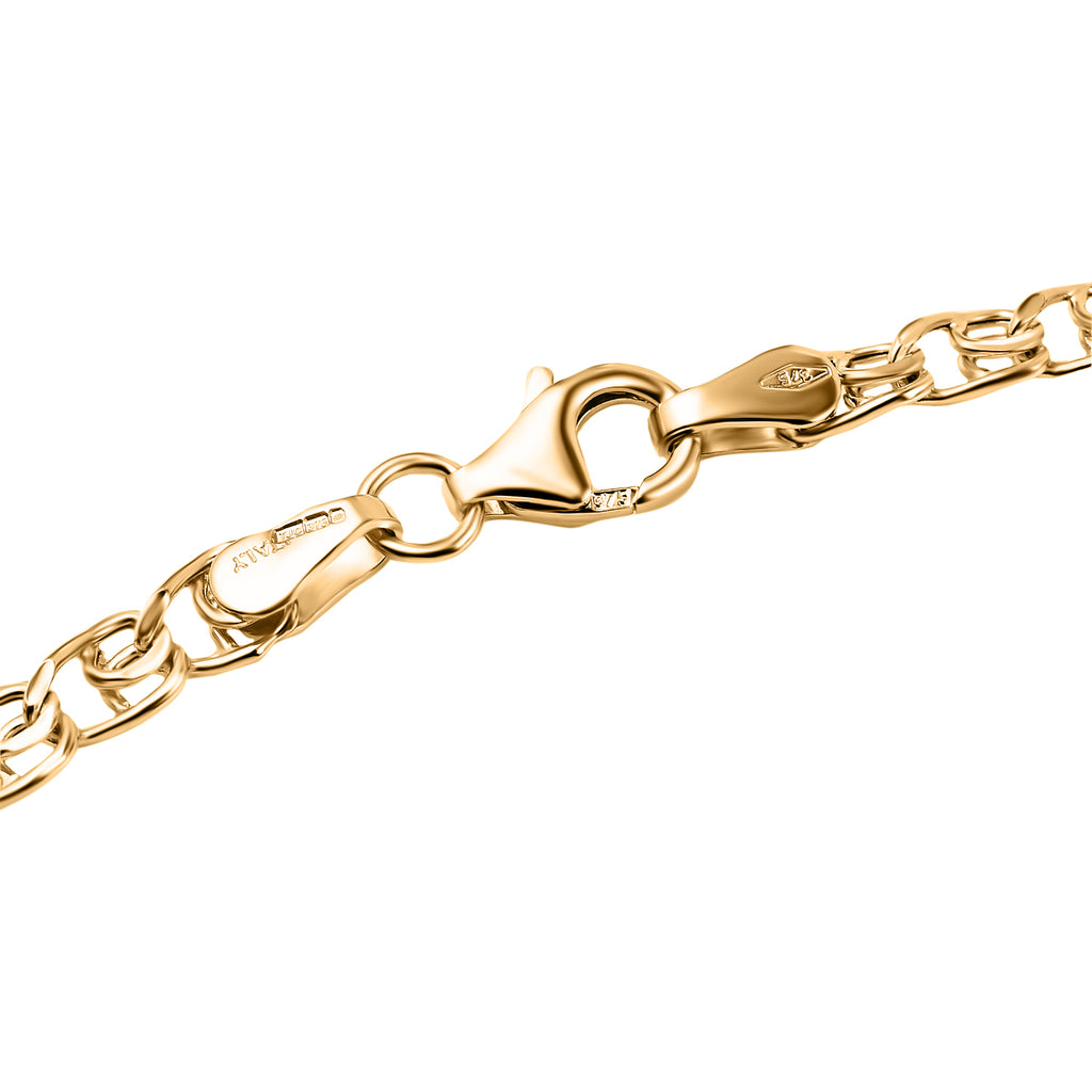 Maestro Collection - 9K Yellow Gold Infinity Necklace (Size 24) with Lobster Clasp. Gold Wt 4.90 Gms_7786465_4