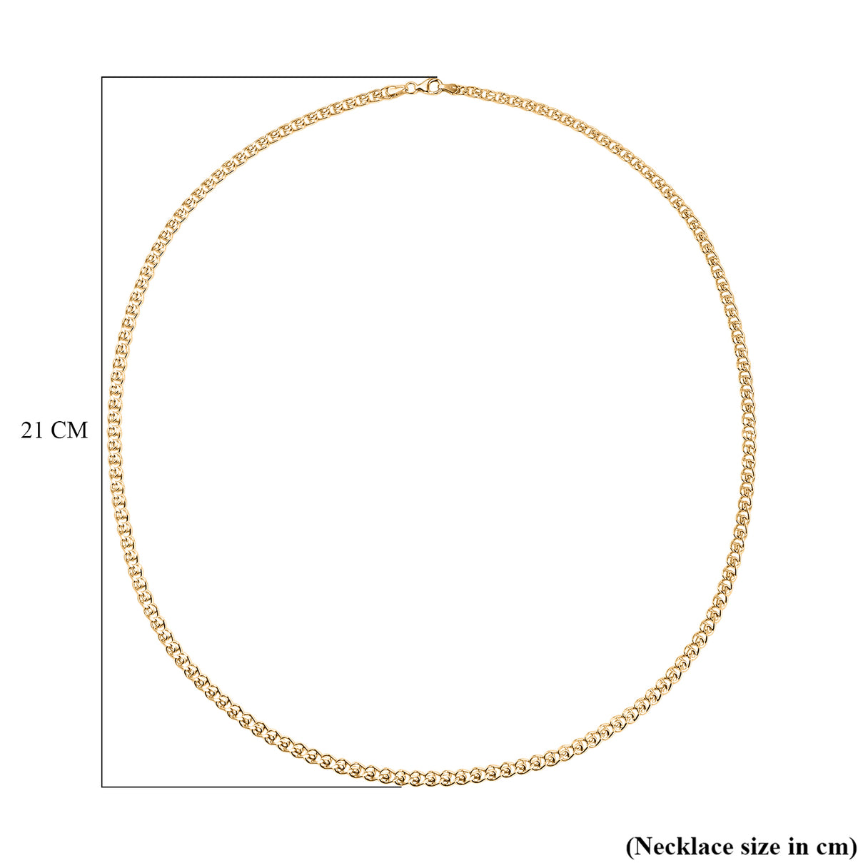 Maestro Collection - 9K Yellow Gold Infinity Necklace (Size - 24) 7786465 5