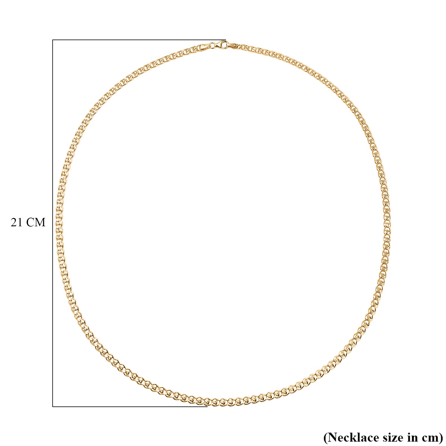 Maestro Collection - 9K Yellow Gold Infinity Necklace (Size - 24) 7786465 5