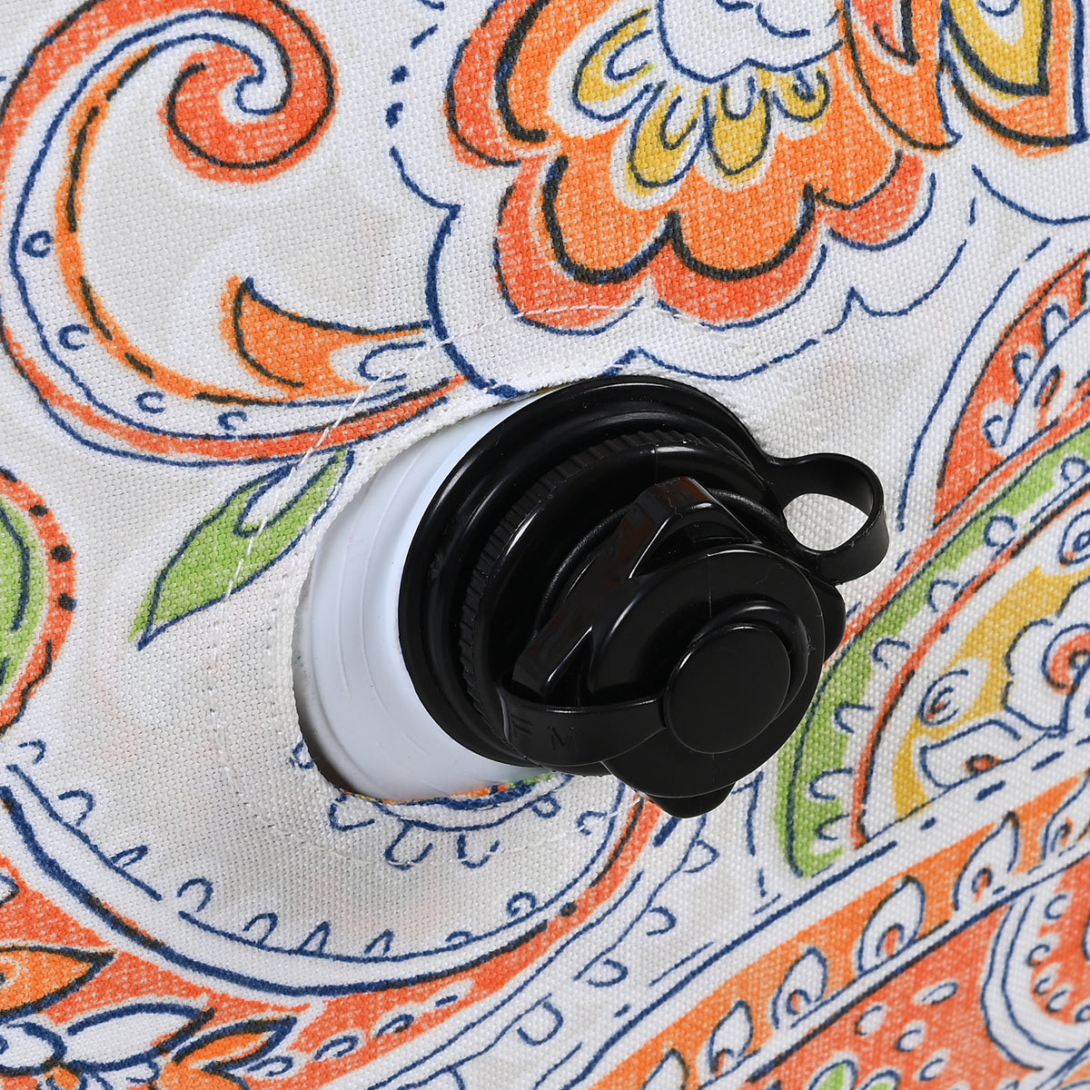Portable Single Size Inflatable Paisley Pattern Sofa V32583801 6