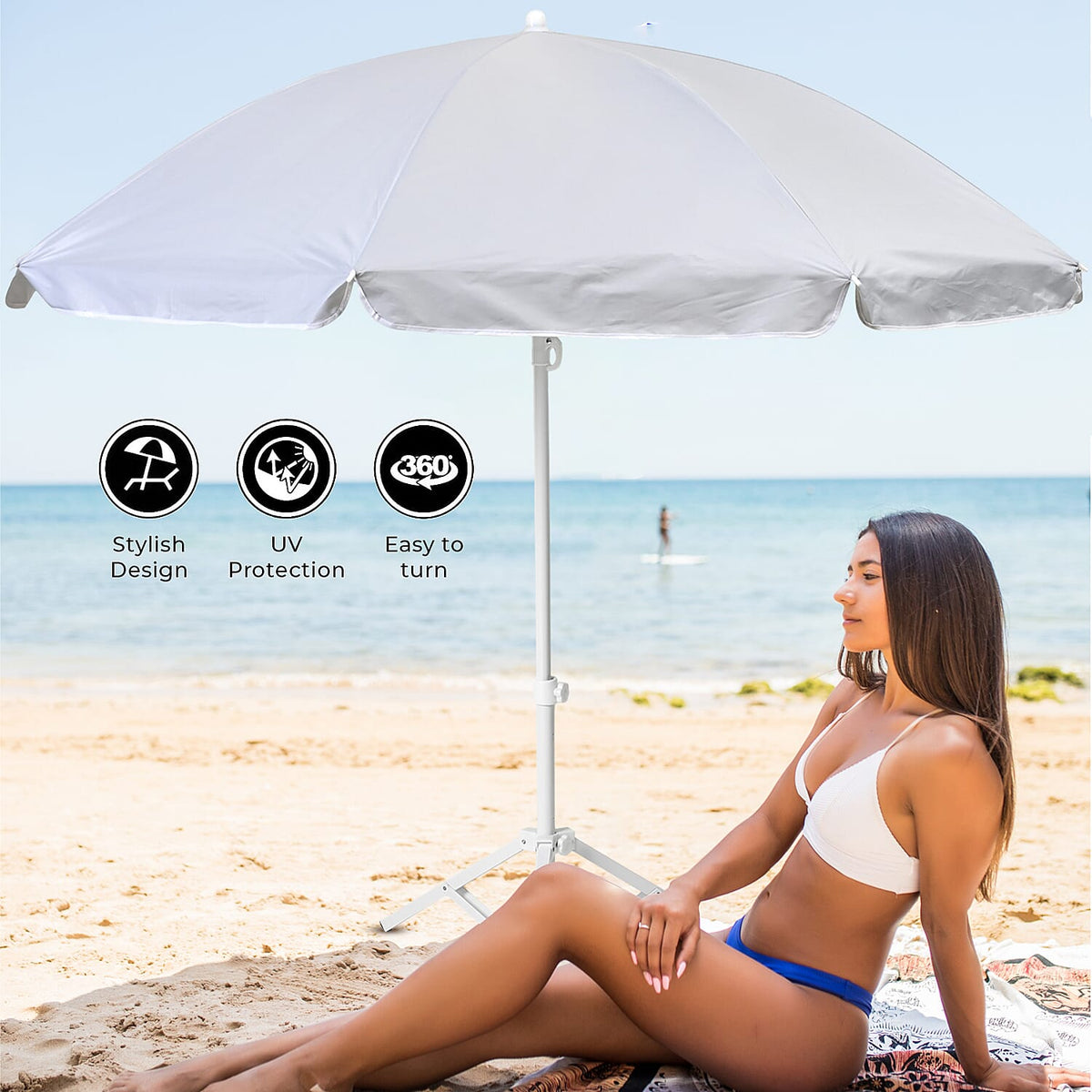 Beach Umbrella With a Bag - Grey 7791115 5