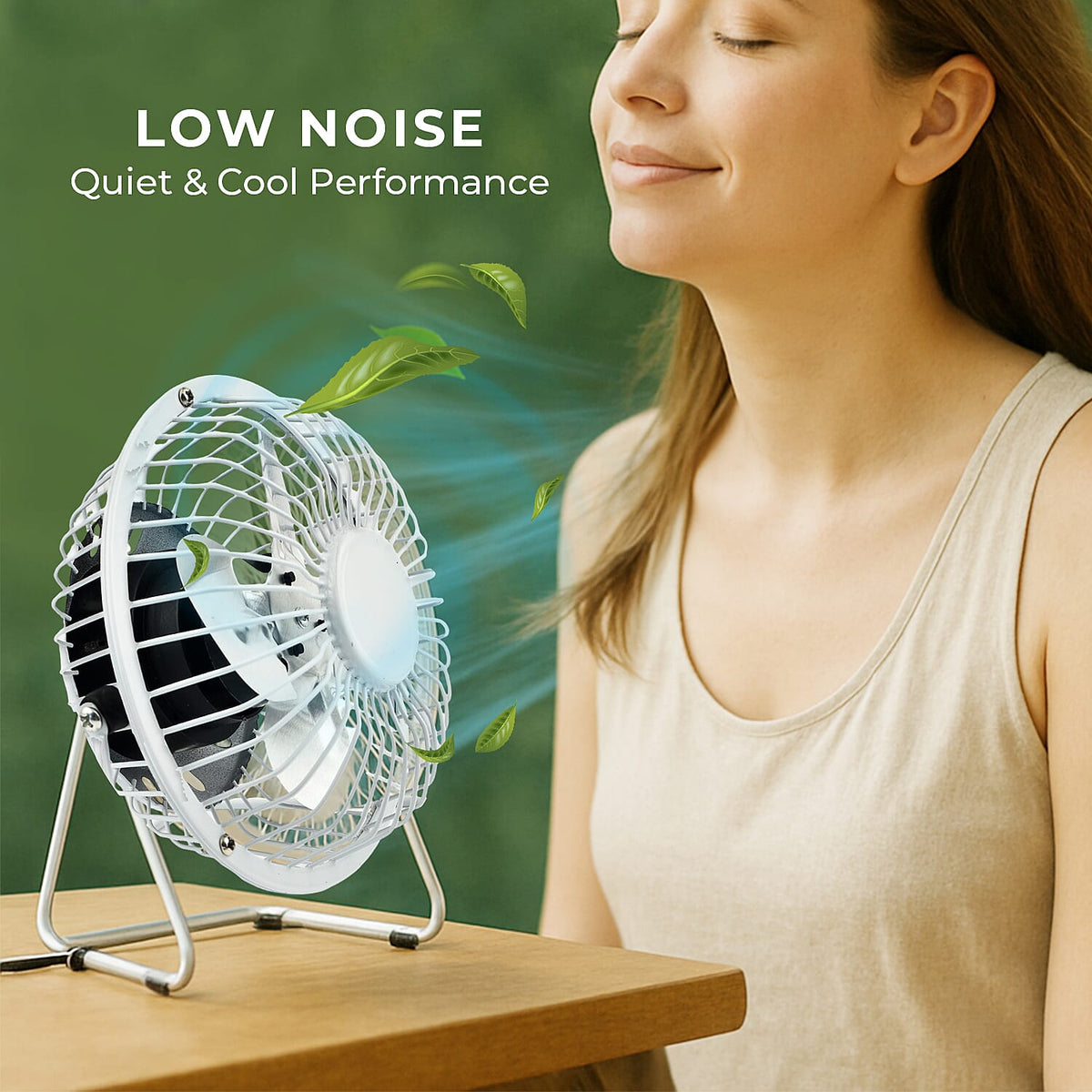 Oxycool 4-Inch USB Mini Desk Fan 7791304 3