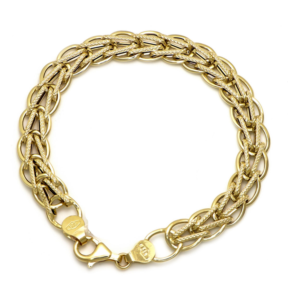 Maestro Collection - 9K Yellow Gold Arrow Bracelet (Size - 7.5) 4.12 Grams 7791986 0