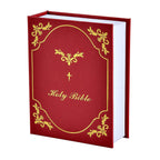 Elegant Holy Bible Locket Pendant with Adjustable Slider Chain (up to 28 Inches) - includes Premium Presentation Gift Box