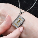 Elegant Holy Bible Locket Pendant with Adjustable Slider Chain (up to 28 Inches) - includes Premium Presentation Gift Box