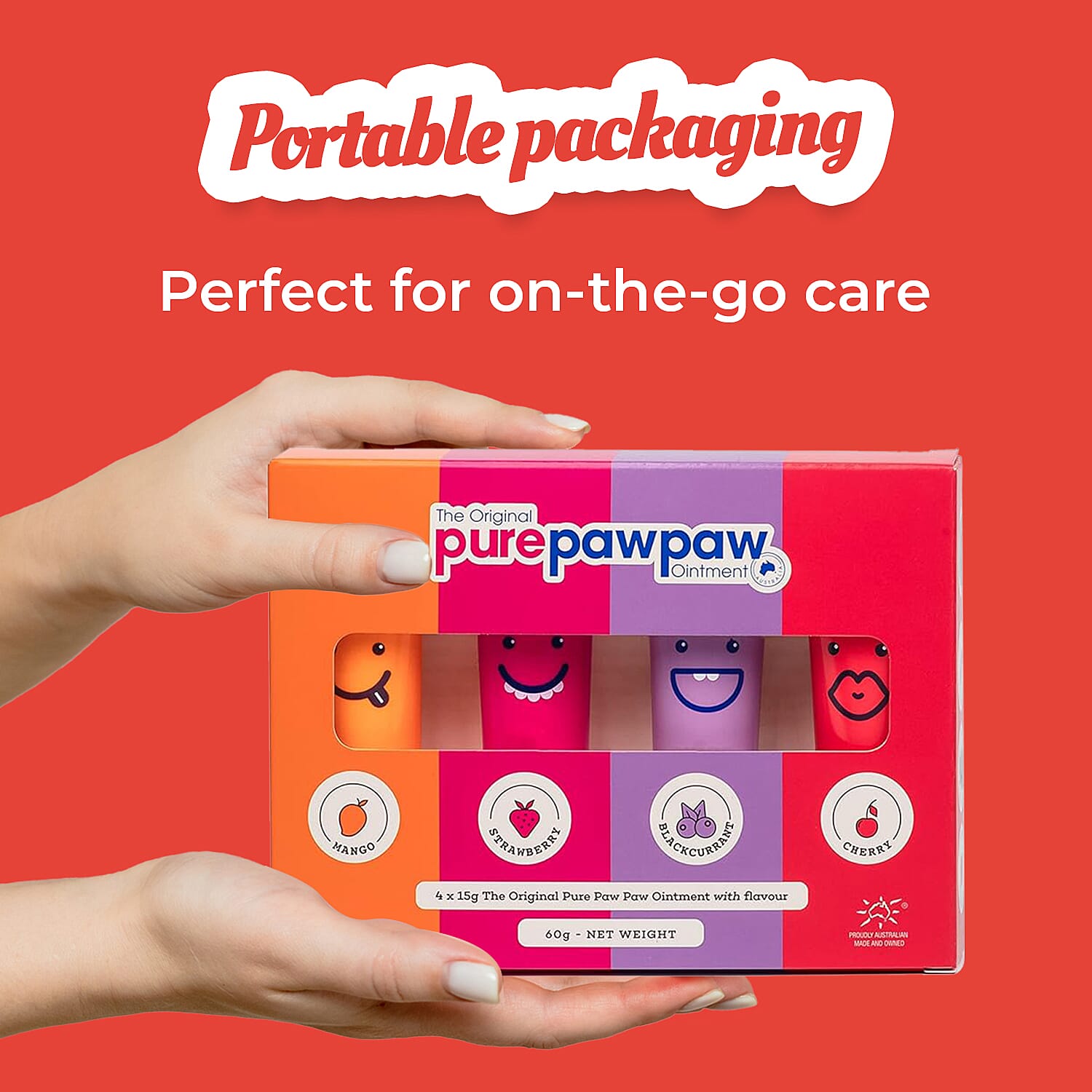Pure Paw Paw Ointment Bundle (Includes 15g Mango, 15g Blackcurrant, 15g Cherry - 15g Strawberry) 7792876 3