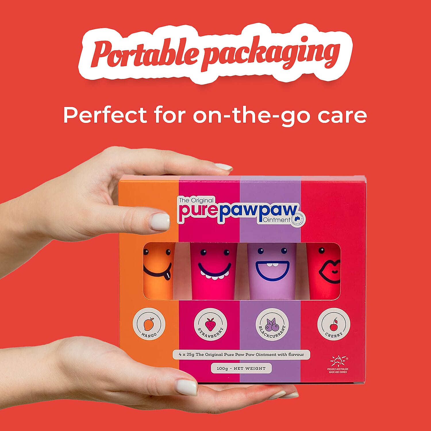 Pure Paw Paw Ointment Bundle (Includes 25g Mango, 25g Blackcurrant, 25g Cherry - 25g Strawberry) 7792882 3