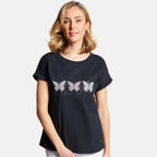 Emreco Butterfly Foil T-Shirt (Size 14) - Black_7792971