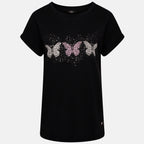 Emreco Butterfly Foil T-Shirt (Size 14) - Black_7792971_2