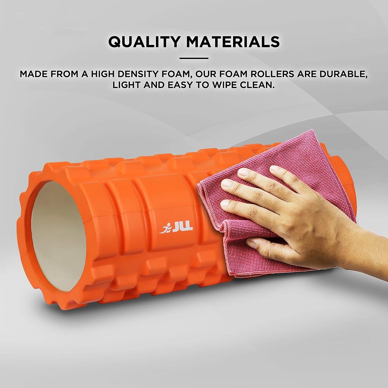 JLL Fitness Foam Roller for Deep Tissue Massage &amp; Muscle Therapy - Orange 7797472 3