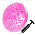 JLL Inflatable Balance Cushion for Fitness Core Training Agility Gym Workouts Yoga - Pink