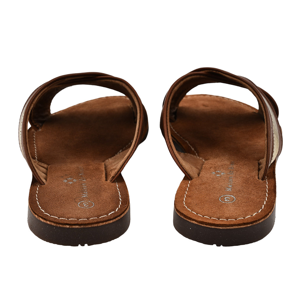 Maison Ladies Slipper (Size 4) - Tan_7798209_3