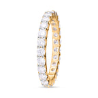 JCK Vegas Close Out- 14K Yellow Gold Certified Lab Grown Diamond (EF-VS) Band Ring 1.50 Ct