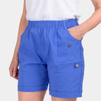 Pure and Natural Woven Short (Size 16) - Blue_7799184_3
