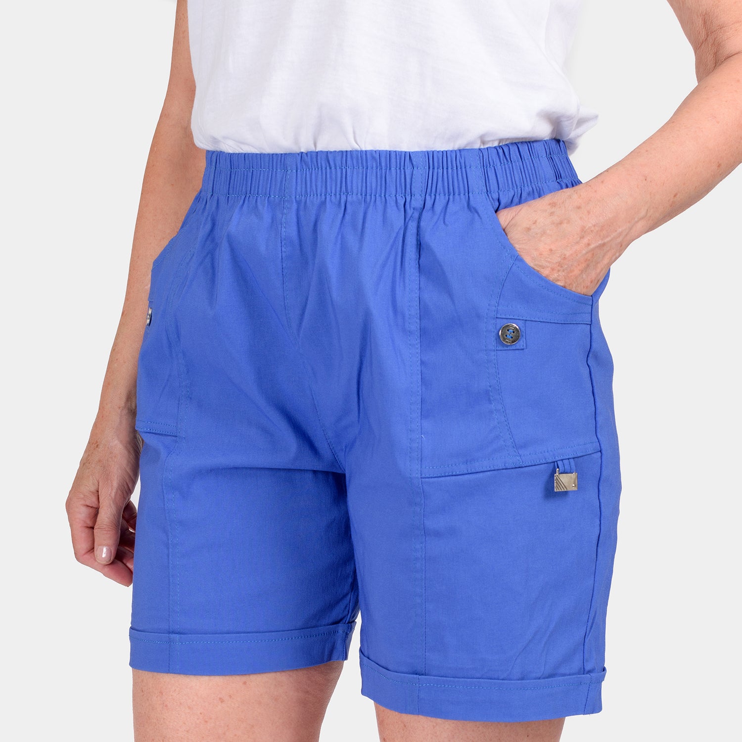 Pure and Nature Woven Shorts V32535439 3