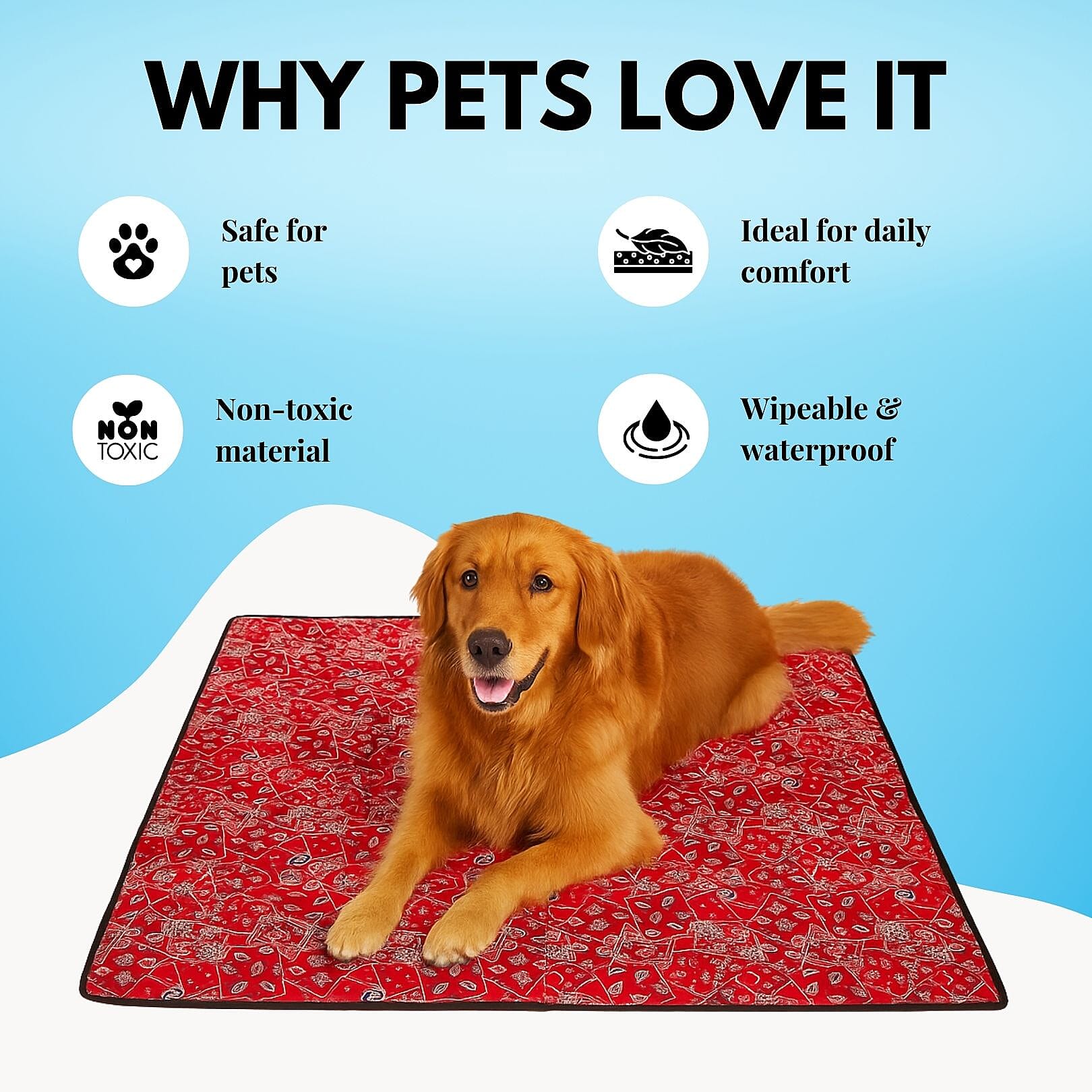 Aqua Coolkeeper Cooling Mat (Size M) - Red 7799201 2