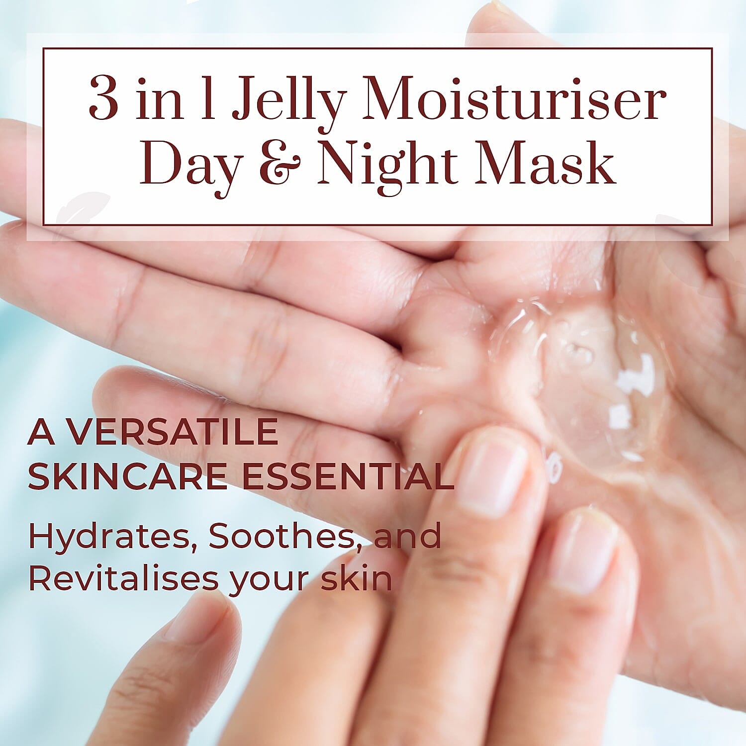 Caprea 3 in 1 Jelly Moisturiser Day &amp; Night Mask - 50ml 7800244 2
