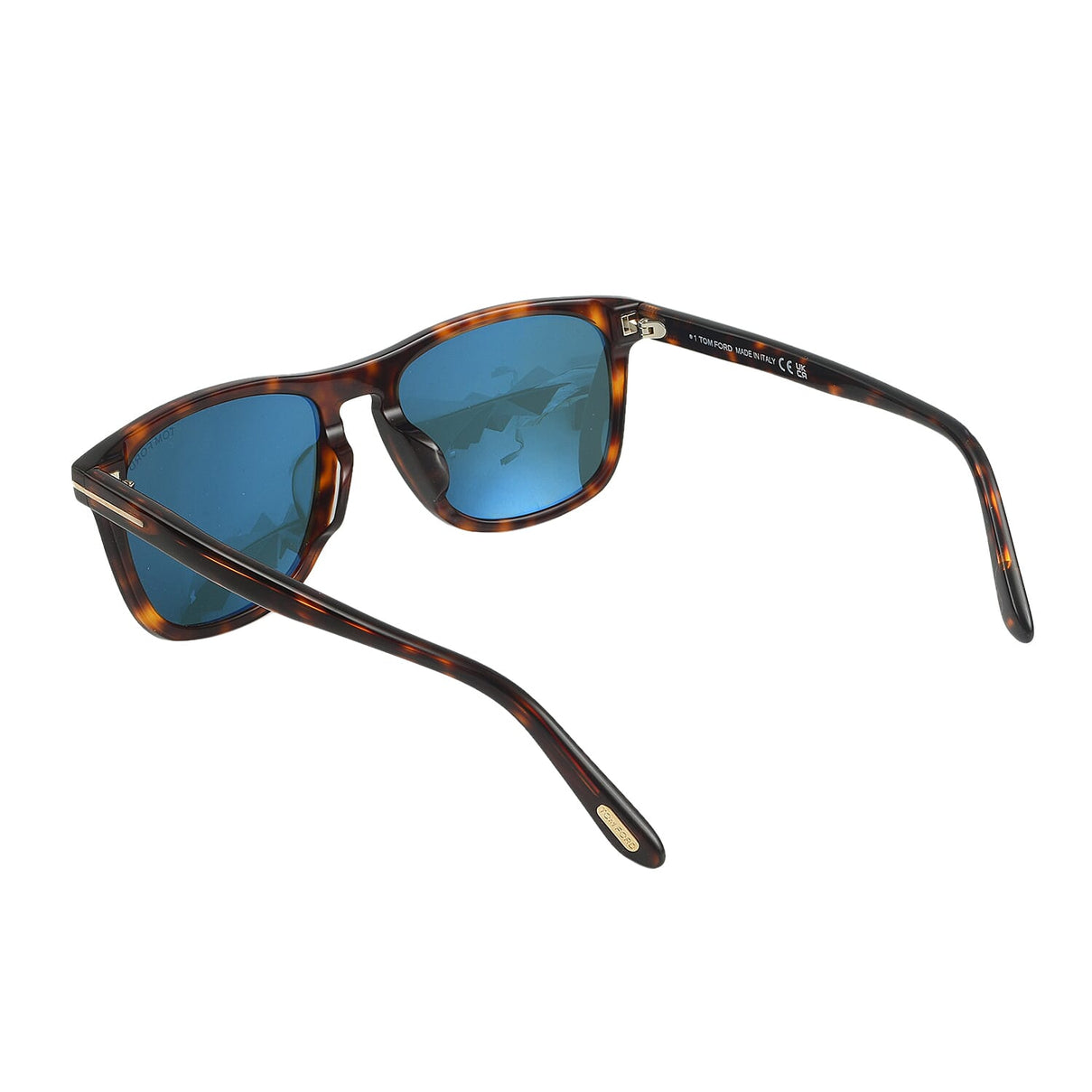 One Time Designer Closeout - Tom Ford Wayferer Sunglass with Blue Lenses - Tortoise 7801190 2