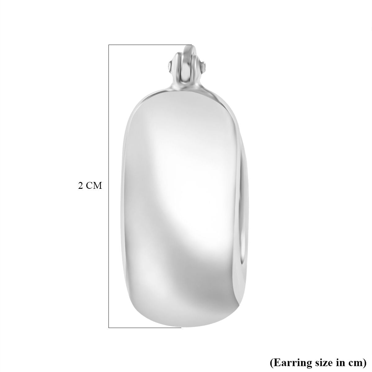JCK Vegas Closeout - Sterling Silver Huggie Earrings 7801268 4