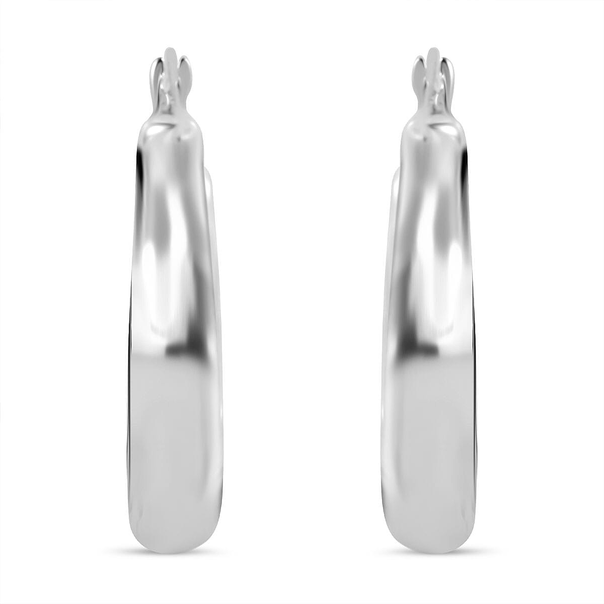 Designer Inspired - Sterling Silver Hoop Earrings 7801269 0