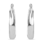 Designer Inspired - Sterling Silver Hoop Earrings