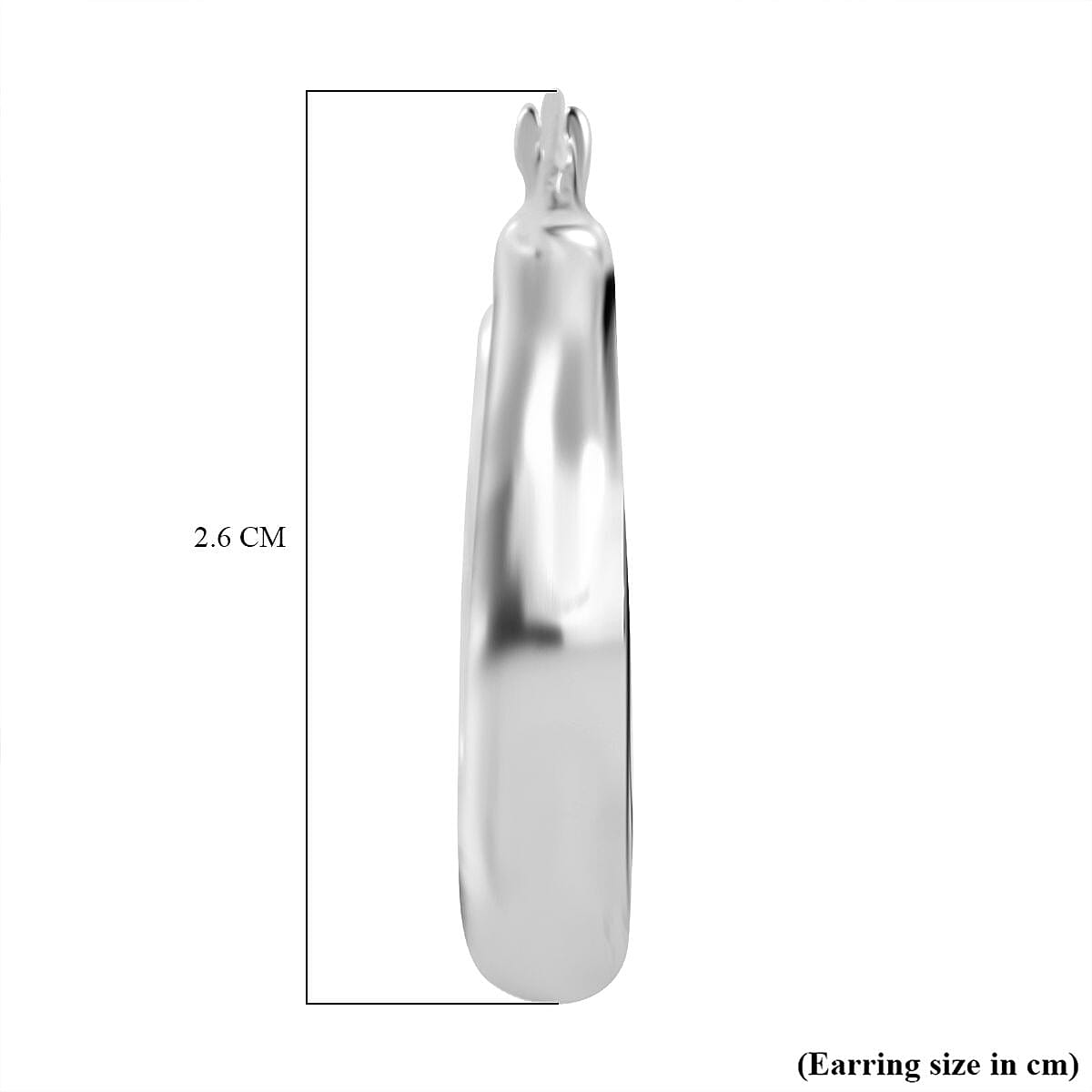 Designer Inspired - Sterling Silver Hoop Earrings 7801269 4