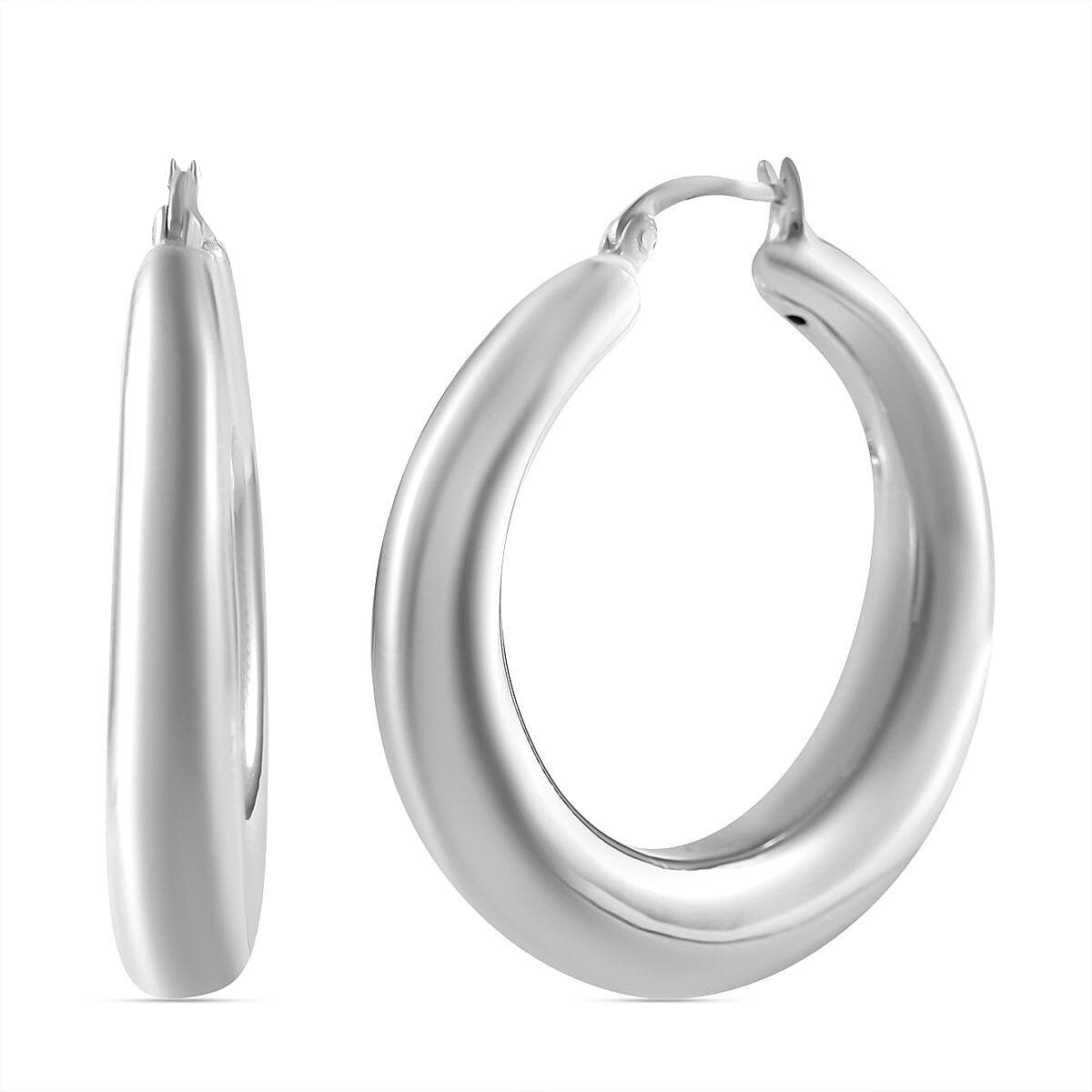 JCK Vegas Closeout - Sterling Silver Hoop Earrings 7801270 0