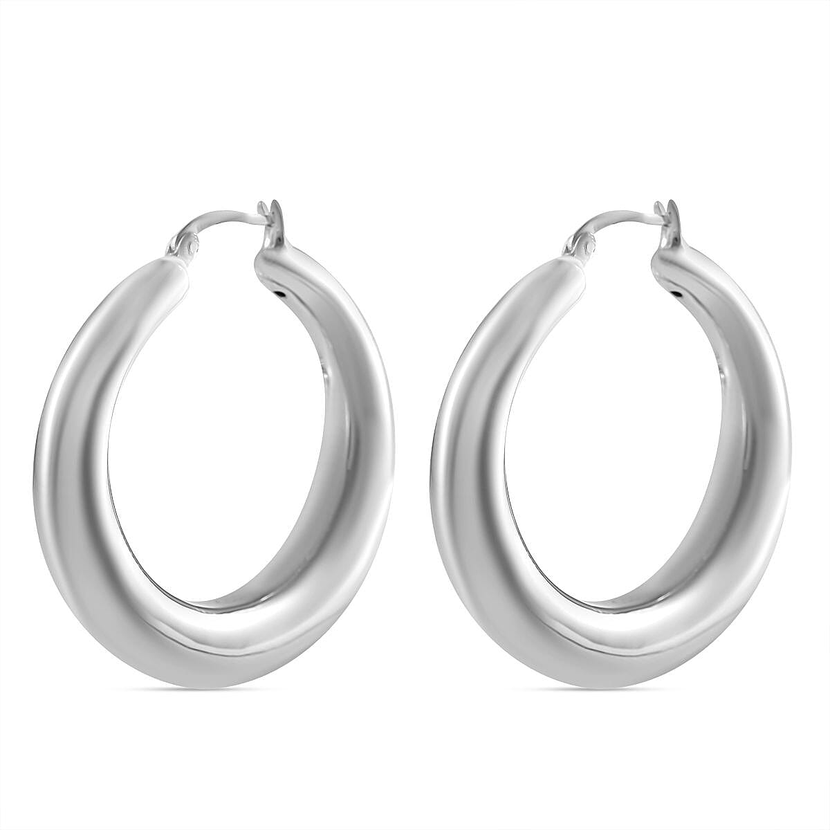 JCK Vegas Closeout - Sterling Silver Hoop Earrings 7801270 3