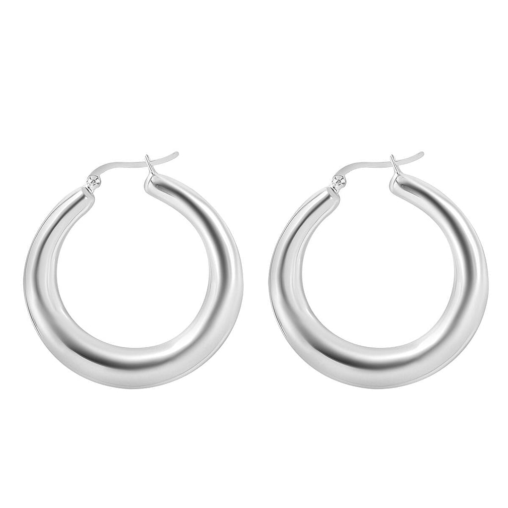 JCK Vegas Closeout - Sterling Silver Hoop Earrings
