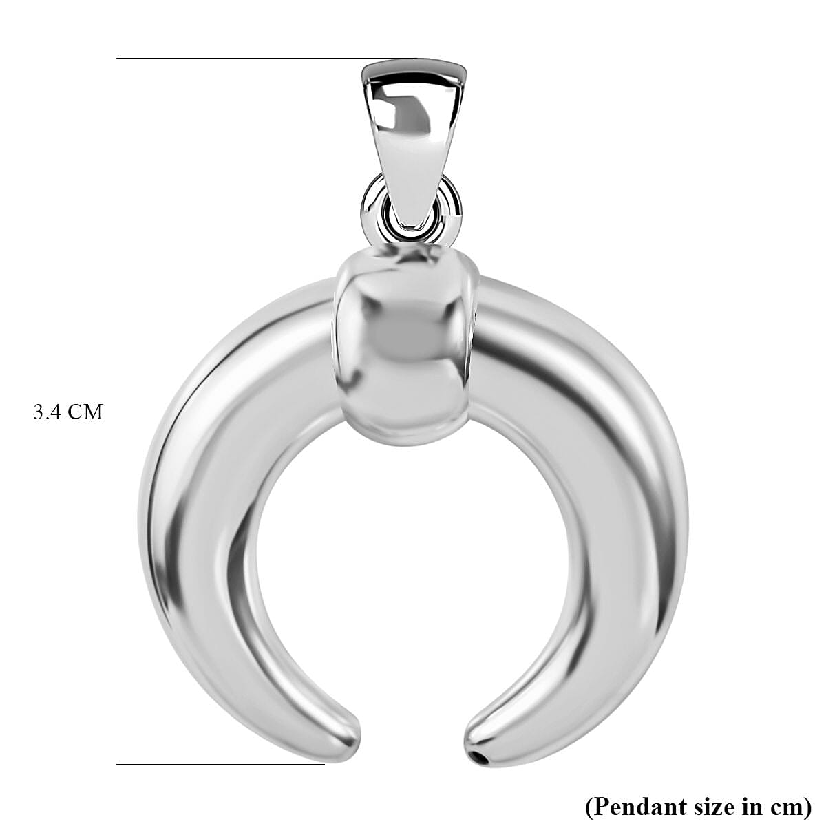 JCK Vegas Closeout - Sterling Silver Horseshoe Pendant 7801322 5