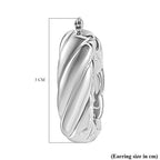 JCK Vegas Closeout - Sterling Silver Twist Hoop Earrings