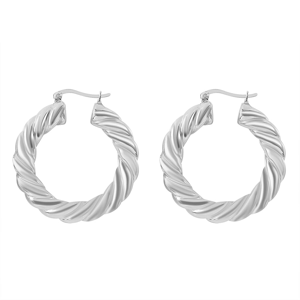 JCK Vegas Close Out - Sterling Silver Twisted Earrings