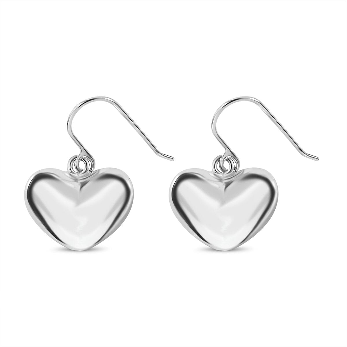 JCK Vegas Closeout - Sterling Silver Heart Earrings 7801356 0