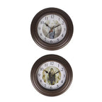 Clock (Size - One Size) - Brown & White_7805172