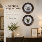 Clock (Size - One Size) - Brown & White_7805172_6