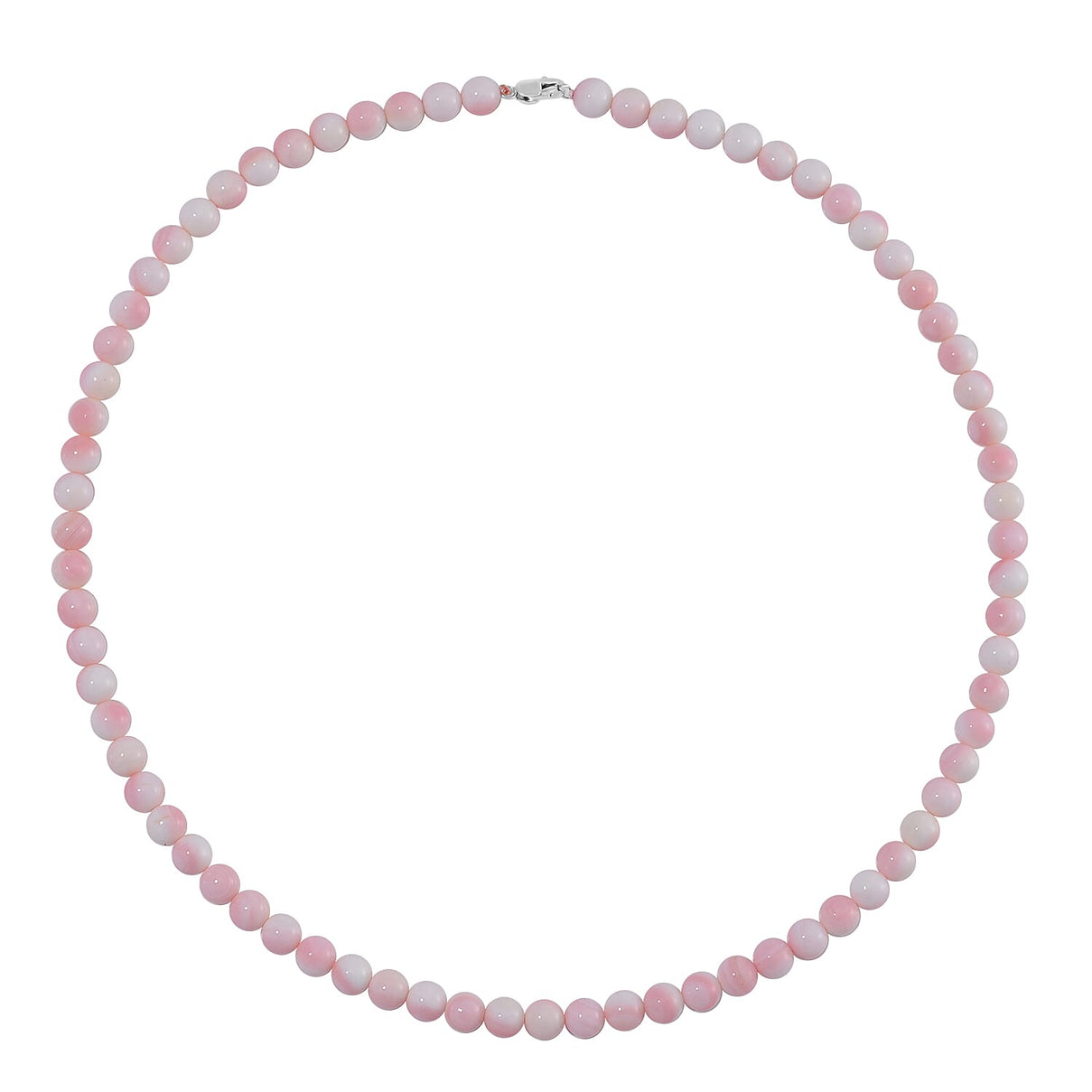 Rhapsody - 950 Platinum AAAA Pink Conch Shell Beads Necklace (Size - 20) 170.00 Ct 7805508 2