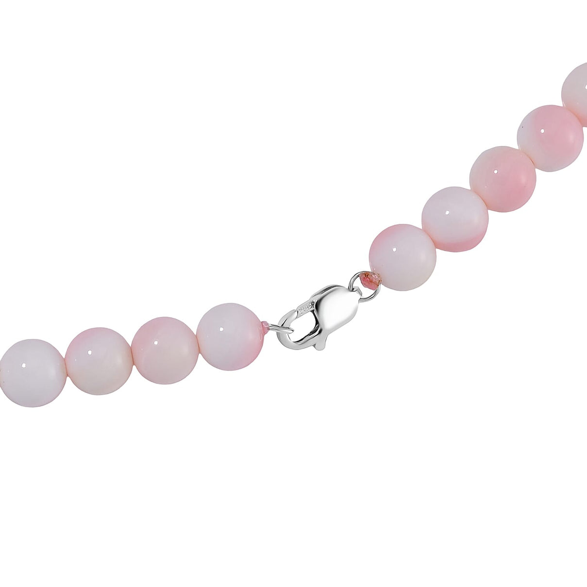 Rhapsody - 950 Platinum AAAA Pink Conch Shell Beads Necklace (Size - 20) 170.00 Ct 7805508 3