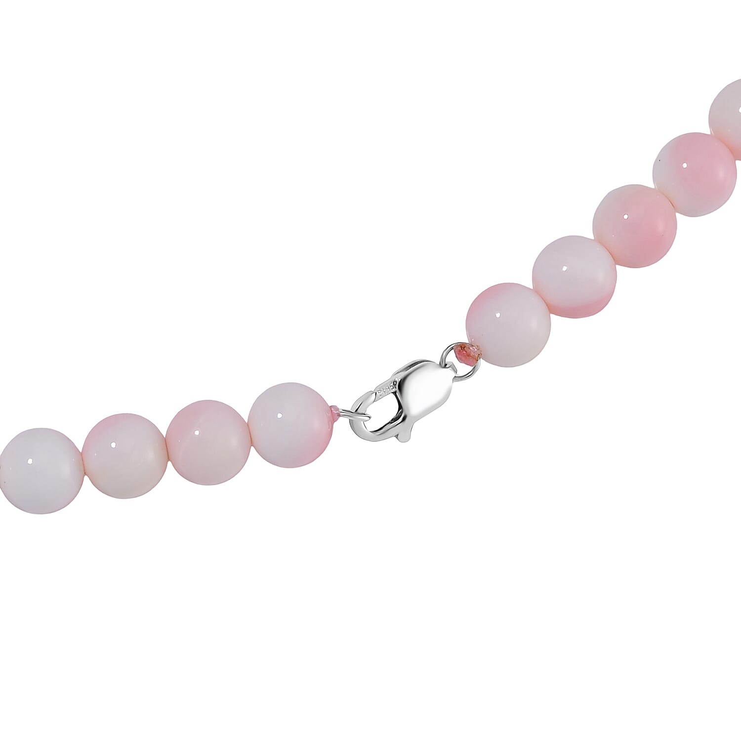 Rhapsody - 950 Platinum AAAA Pink Conch Shell Beads Necklace (Size - 20) 170.00 Ct 7805508 3