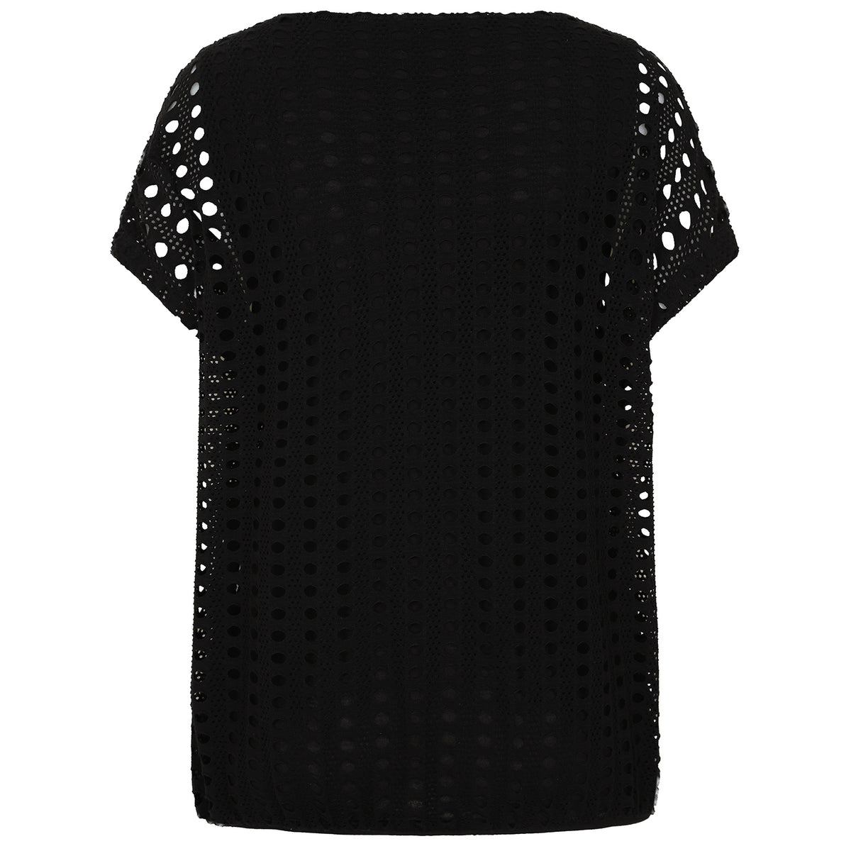 Emreco Lace Jersey Knit Elastic Hem Top V32554221 3