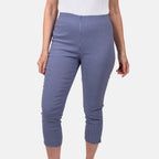 Pure and Natural Woven Trouser (Size 10) - Blue_7806522