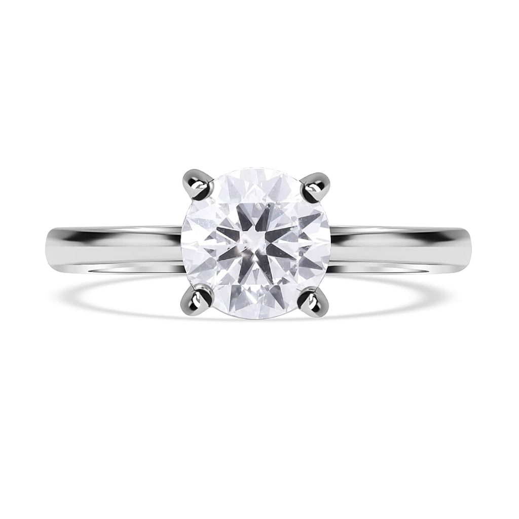 950 Platinum  VS  Lab Grown Diamond  D, VS Ring 1.00 ct,  Platinum Wt. 5 Gms  1.000  Ct.