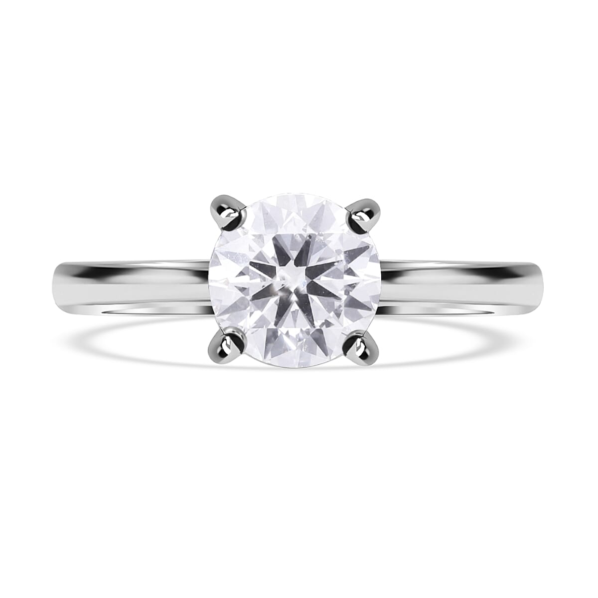 LUXURIANT 1 Ct. Lab Grown Diamond Solitaire Ring in 950 Platinum 7807816 0