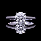 950 Platinum  VS  Lab Grown Diamond  D, VS Ring 1.00 ct,  Platinum Wt. 5 Gms  1.000  Ct.