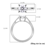 950 Platinum  VS  Lab Grown Diamond  D, VS Ring 1.00 ct,  Platinum Wt. 5 Gms  1.000  Ct.